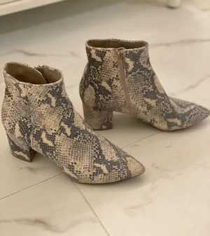 Steve Madden Brave Boots in Snakeskin thumbnail 5