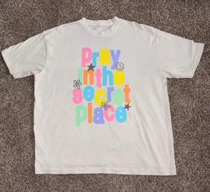 GLO Pray in the secret place size large tshirt thumbnail 1