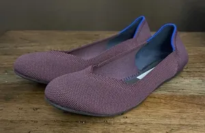 Rothy’s Port Wine Round Toe Retired Flats Shoes thumbnail 1
