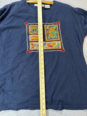 Victoria Jones Vintage Sunflower and Harvest Patchwork Embroidered thumbnail 6