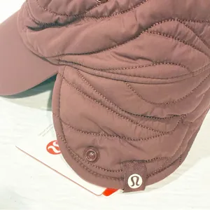 Lululemon‎ XS/Small Team Canada Olympic Edition Quilted Trapper Hat Red Merlot thumbnail 4