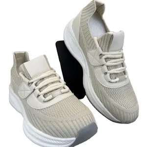 Outwoods Women's lightweight athletic mom sneaker resort travel cream color 6.5 comfort thumbnail 4