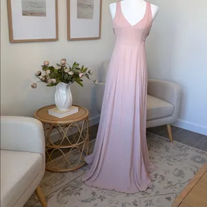 Show Me Your MuMu Jenn Maxi Dress Dusty Blush Pink Small thumbnail 2