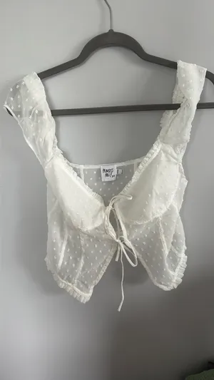 Princess Polly Top White thumbnail 2