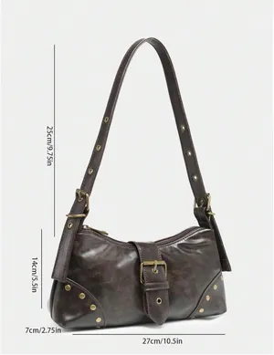 Amazon Vintage buckle shoulder bag thumbnail 6