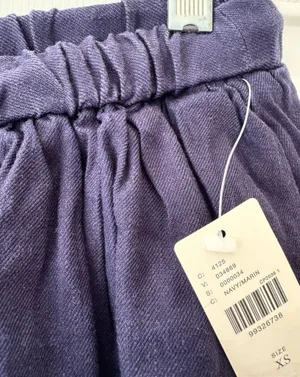 Anthropologie Maeve Linen Blend Cabana Bloomer Bubble Shorts, Size XS thumbnail 8