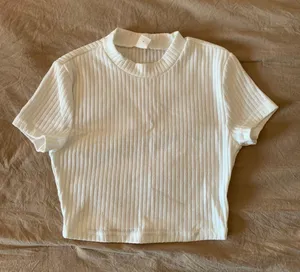 White Baby Tee Size XS thumbnail 1