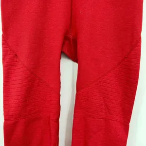 Alphalete Revival R6 Leggings Coral Red Size Small Work Out Gym Athletic pull on thumbnail 3