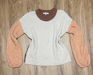 Madewell Colorblock Sweater thumbnail 1