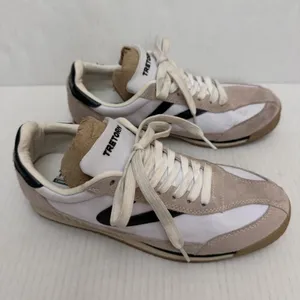Tretorn Rawlins 2.0 Shoes Womens 6.5 White Beige Leather Colorblock Sneakers thumbnail 3