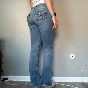 Miss Me Easy Boot Rhinestone Jeans Size 28 thumbnail 3