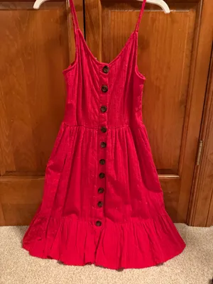 Japna Red Dress thumbnail 1