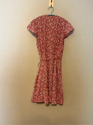Abercrombie and Fitch floral wrapped mini dress Size‎ Small thumbnail 7