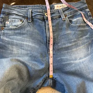 AG JEANS Saige Crop High Rise straight Leg‎ Jeans Size 28 Light Wash thumbnail 6