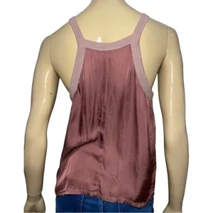 Nation Ltd. Women’s Size S Brown Copper Lakota Sateen Viscose Tank Top thumbnail 5