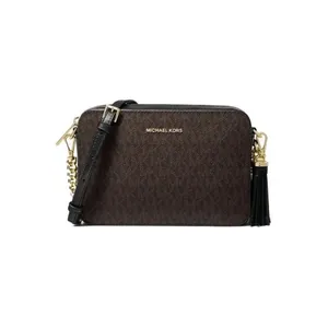 ✨MICHAEL KORS Ginny Brown Black logoed Crossbody Bag✨ thumbnail 2