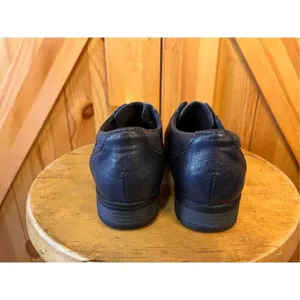 Earth Origins Black /Navy Leather Womens Navigate Nate Slip-On Loafers 6M thumbnail 4