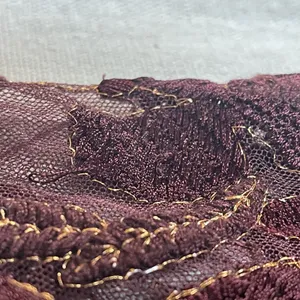 Free People | Penny Embellished-Sleeve Top In Wine | Small thumbnail 13