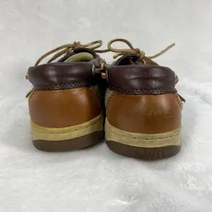 Sperry Top-Sider Leather Boat Shoes Mesh Detail Brown Tan Comfort Loafers‎ 7.5M thumbnail 5