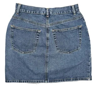Y2K Gap Denim Skirt Size 4 Blue Jean Cotton Vintage Classic thumbnail 3