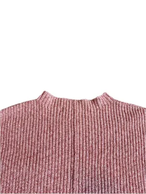 Free People Beach Pink Ribbed Knit Boxy Cropped Sweater Pocket X-Small Women's thumbnail 9