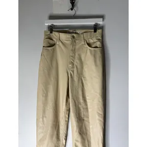 Abercrombie fitch tan the 90s ultra‎ high rise vegan leather pants size 28/6 thumbnail 3
