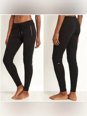 Alo Urban moto jogger black size small thumbnail 2