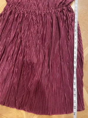 Inspired Hearts Burgundy Plisse Off-Shoulder Mini Dress 2X thumbnail 8