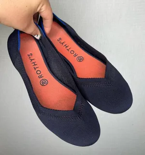 Rothy’s | Navy Blue‎ Slip On Round Toe Flats Woman’s 10.5 thumbnail 1