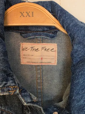 Free People Wee The Free Jade Denim Jacket thumbnail 5