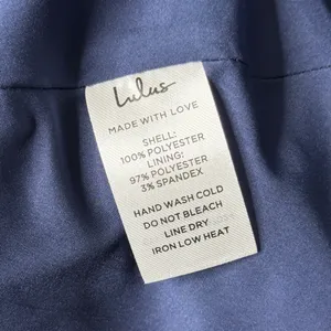 NWT Lulus Sweetie Aura Polka Dot Mini Dress Navy Blue Women’s Size Medium thumbnail 12