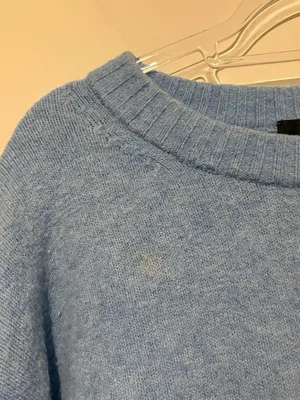 J‎ crew wool alpaca Soft Women's Crewneck Sweater blue size small thumbnail 4