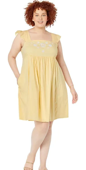 Draper James Embroidered Maddie Babydoll Dress thumbnail 2