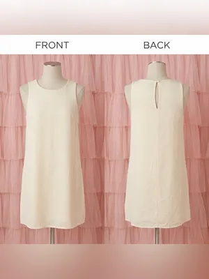 Lulus Women’s Sassy Sweetheart Sleeveless White Shift Mini Dress Size XS thumbnail 4