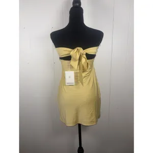 Peppermayo Yulina mini dress yellow nwt us‎ size 4 thumbnail 4