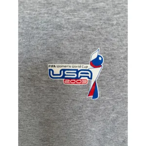 Vintage FIFA WORLD Cup Adidas XL USA Women's 2003 Long Sleeve T-Shirt Gray thumbnail 6