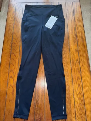 Lululemon Swift Speed With Pockets High Rise 28” Black Size 8 NWT thumbnail 2