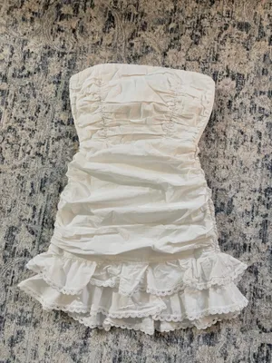 Lucy in the Sky White Mini Dress thumbnail 2