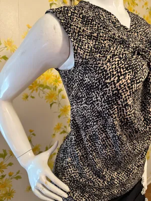 Ann Taylor twist front blouse size S thumbnail 5