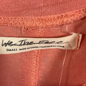 Free People We The Free Pinched Cheeks Linen Blend Tunic Top Coral‎ Pink Small thumbnail 3