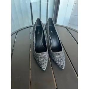 Michael Kors Black Rhinestone Pumps Size 8M thumbnail 15