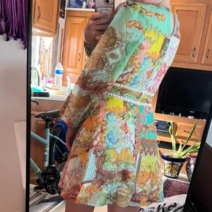 SheIn Long sleeve plunge mini dress thumbnail 3