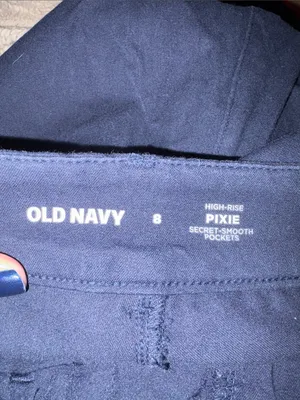 Old Navy High-Rise Pixie Straight Pants, Size 8 thumbnail 4
