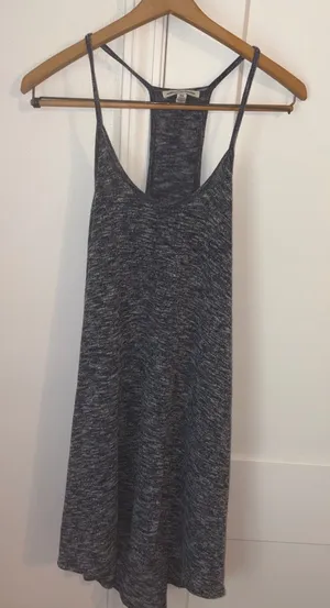 American Eagle Outfitters Woman’s Med Blue Racerback Summer Dress, Size M thumbnail 1