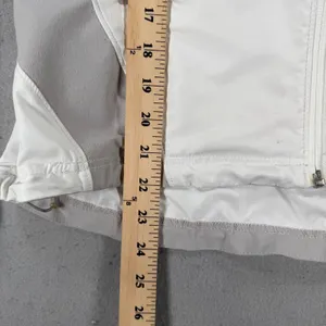 Y2k The North Face Flight Series White Grey Full Zip Windbreaker Jacket Womens M thumbnail 3