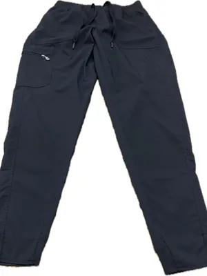 ADAR Women's‎ scrub pants Black Jogger with Side Zip Pocket thumbnail 1