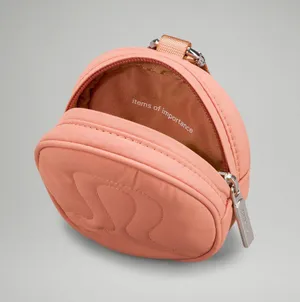Lululemon logo pouch in pink savannah NWT in original package thumbnail 5