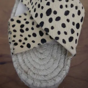Leopard Print Hair on Hide Platform Espadrille Sandals Size 9.5 thumbnail 8