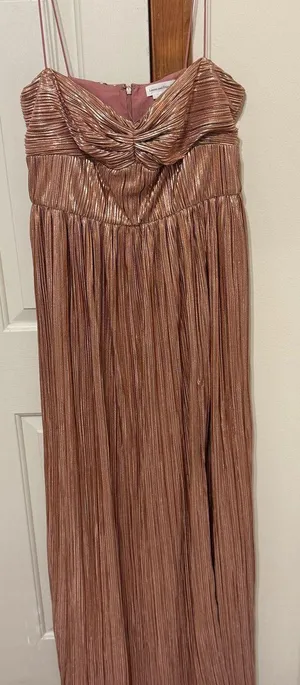 Revolve Rose Gold Gown thumbnail 1