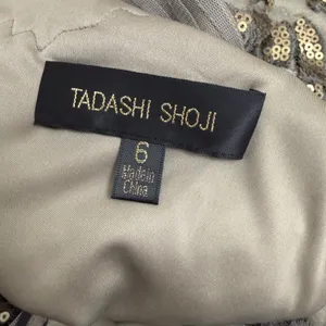 Tadashi Shoji Sequin Embroidered Sheath Dress Sz 6 Lace Cocktail Formal‎ Luxury thumbnail 7